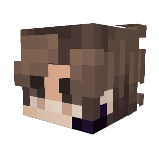 EmilyLanfear Minecraft avatar head, 3D render