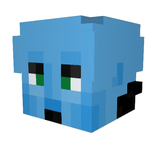 EmilyPlayz26 Minecraft avatar head, 3D render