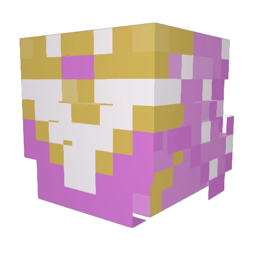 EmilySavage101 Minecraft avatar head, 3D render