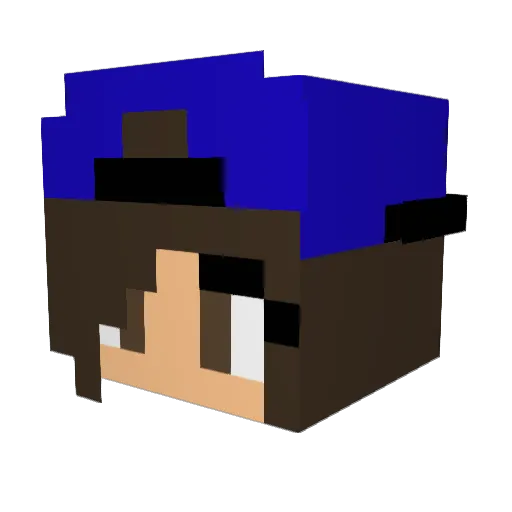 Emily_94 Minecraft avatar head, 3D render