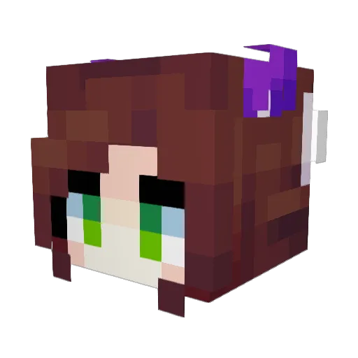 Emily_Blunt123 Minecraft avatar head, 3D render