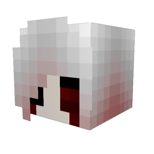 Emily_MC_ Minecraft avatar head, 3D render