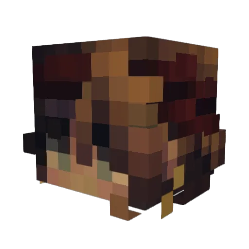 Emily_Rose_Baars Minecraft avatar head, 3D render