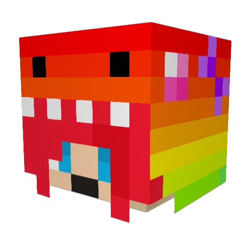 Emily_Valentine Minecraft avatar head, 3D render