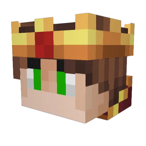 Emim231 Minecraft avatar head, 3D render