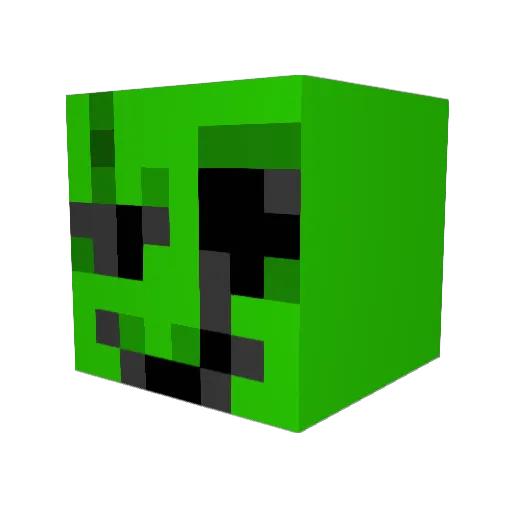 Emimemes Minecraft avatar head, 3D render