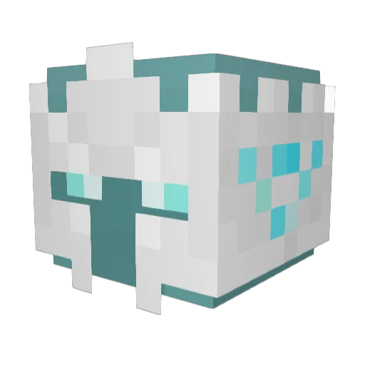 Eminence_X Minecraft avatar head, 3D render
