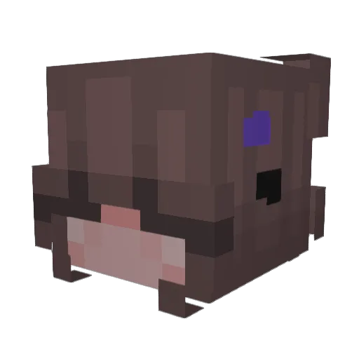 Eminkaa Minecraft avatar head, 3D render