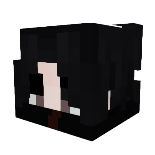 Emipolar07 Minecraft avatar head, 3D render