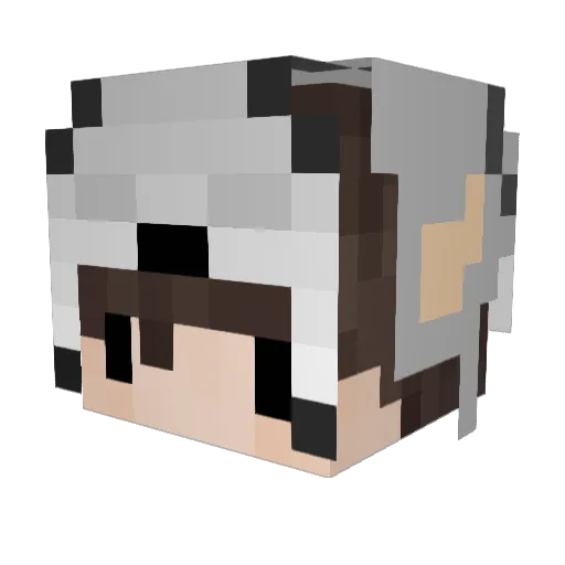 EmirHarun Minecraft avatar head, 3D render