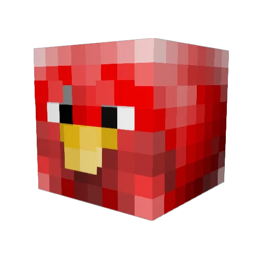 EmirOzdemir Minecraft avatar head, 3D render