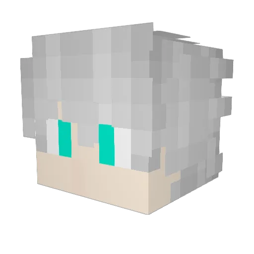 EmircanOzz Minecraft avatar head, 3D render