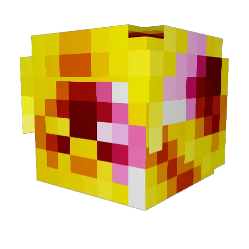Emirhawn Minecraft avatar head, 3D render