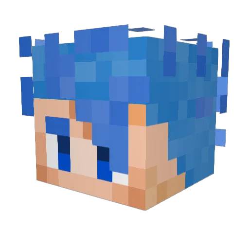 Emirzer92i Minecraft avatar head, 3D render