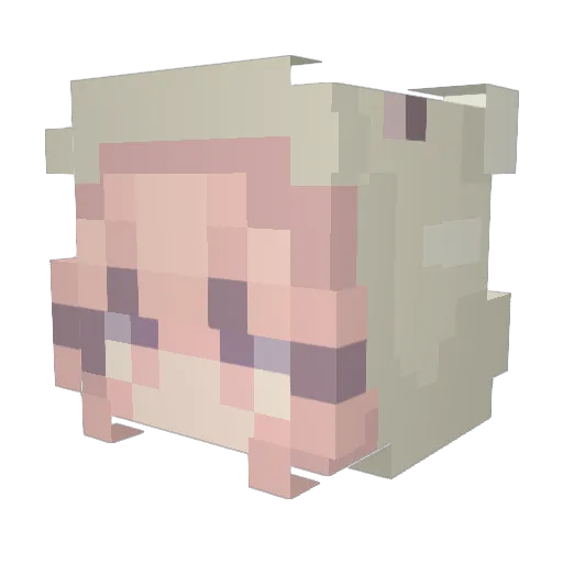 Emjay2506 Minecraft avatar head, 3D render