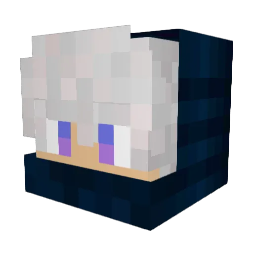 Emka7a07 Minecraft avatar head, 3D render