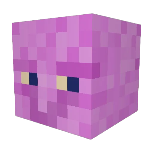 Emlirn Minecraft avatar head, 3D render