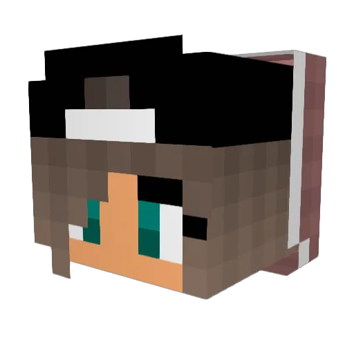 Emma140711 Minecraft avatar head, 3D render