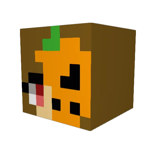 Emma352 Minecraft avatar head, 3D render