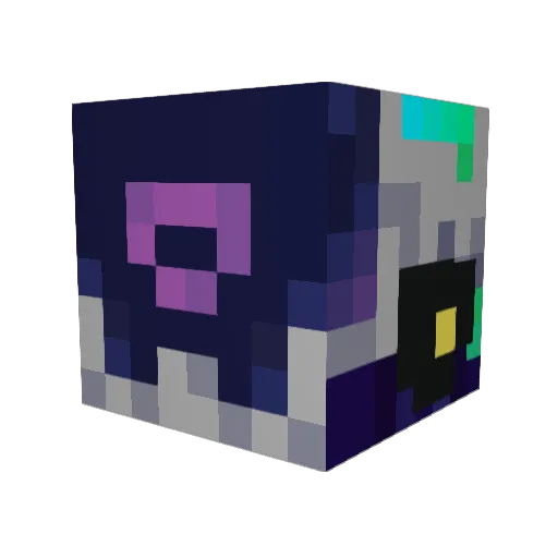 EmmaEmbaZemma Minecraft avatar head, 3D render