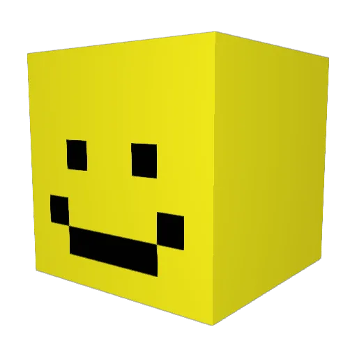EmmaThaBat Minecraft avatar head, 3D render