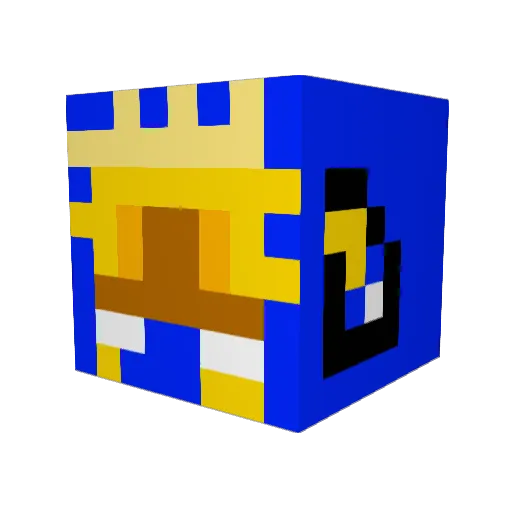 Emma_Shrike Minecraft avatar head, 3D render