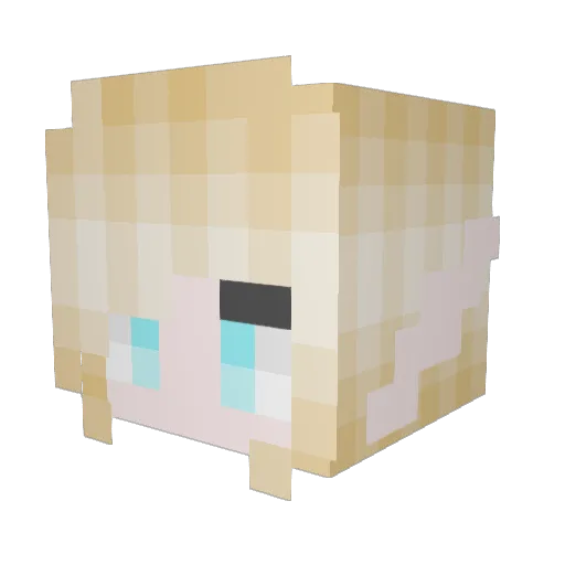 Emma_Swan333 Minecraft avatar head, 3D render