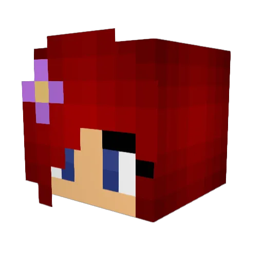 Emma_wheeler15 Minecraft avatar head, 3D render