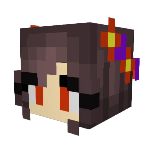 Emmable26 Minecraft avatar head, 3D render