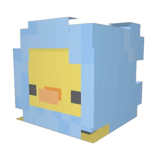 Emmafn007 Minecraft avatar head, 3D render