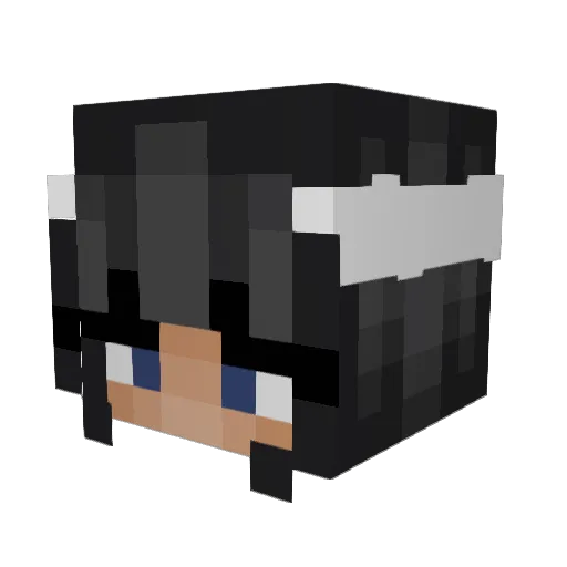 Emmah14 Minecraft avatar head, 3D render