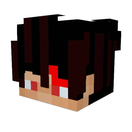 Emmahu_30625 Minecraft avatar head, 3D render