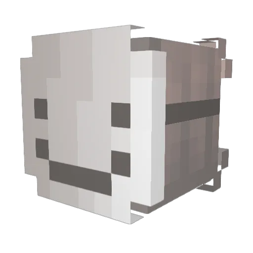 Emmalee2010 Minecraft avatar head, 3D render