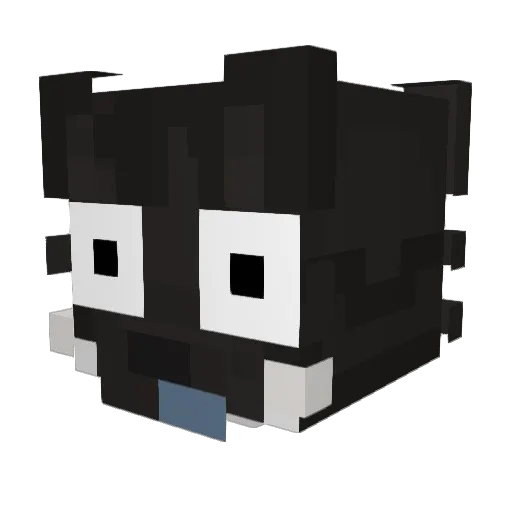 EmmarNarr Minecraft avatar head, 3D render