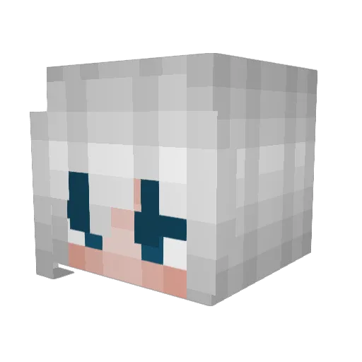Emmavd1234 Minecraft avatar head, 3D render