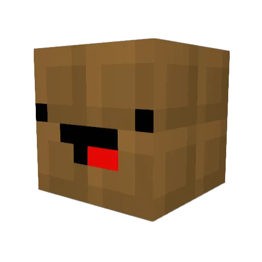 Emmen69 Minecraft avatar head, 3D render
