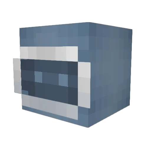 EmmetB_ Minecraft avatar head, 3D render