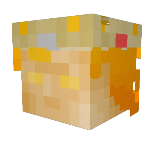 Emmett_gaps Minecraft avatar head, 3D render
