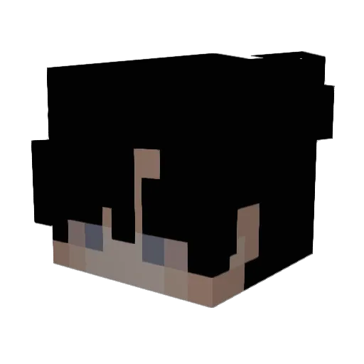 Emmettkoo Minecraft avatar head, 3D render
