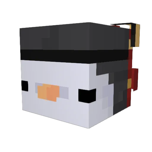 Emmie_2000 Minecraft avatar head, 3D render