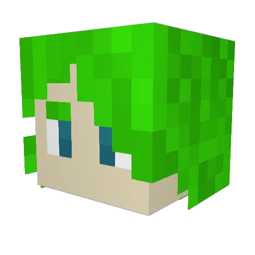 Emmie_Starlight Minecraft avatar head, 3D render