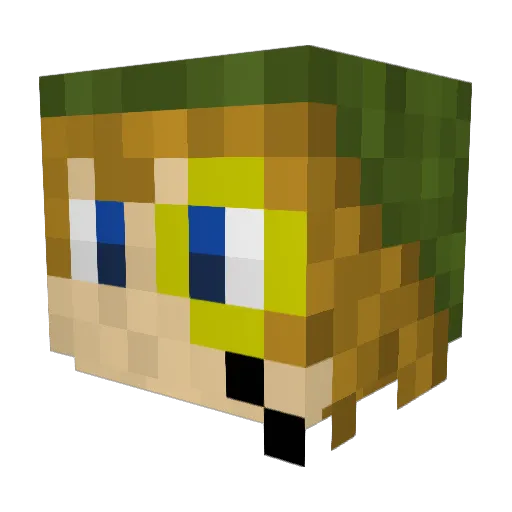 Emmis9799 Minecraft avatar head, 3D render
