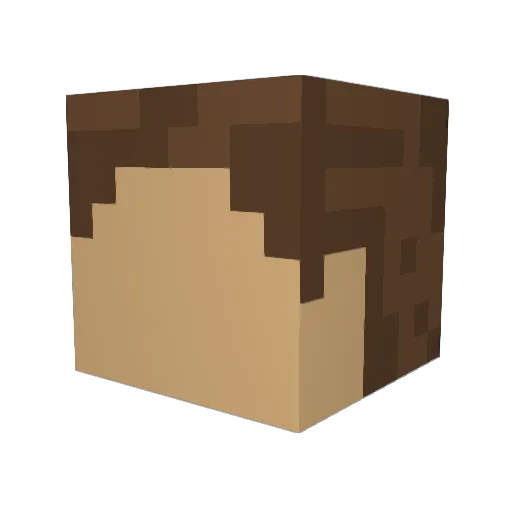 Emmit23 Minecraft avatar head, 3D render