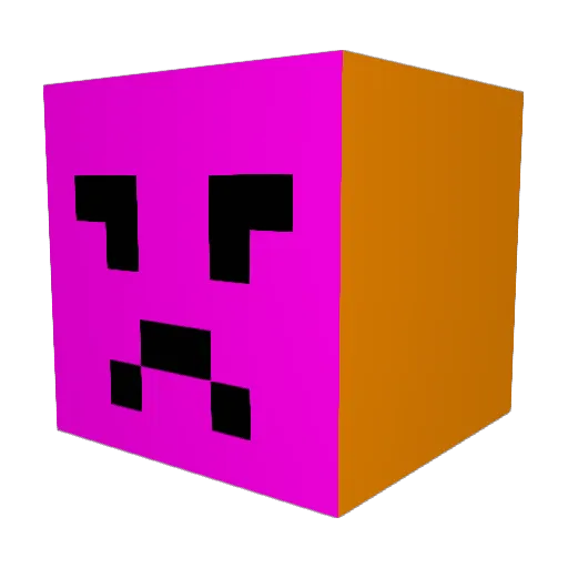 Emmmmmaaaa Minecraft avatar head, 3D render