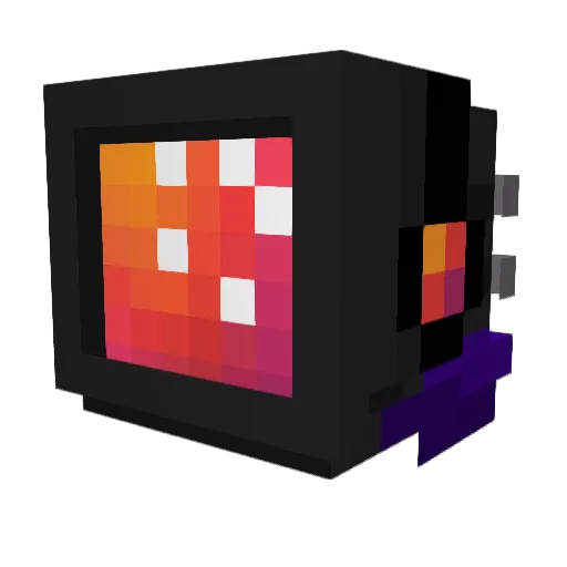 EmmyExplosions Minecraft avatar head, 3D render