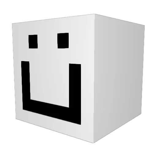EmmyLoves Minecraft avatar head, 3D render