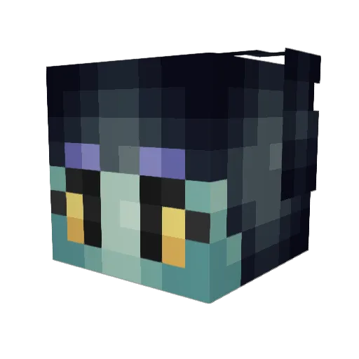 EmmyMagada Minecraft avatar head, 3D render