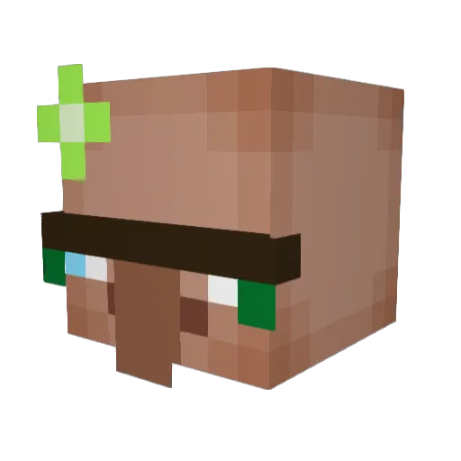 EmmyPanther Minecraft avatar head, 3D render