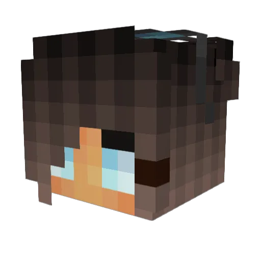Emmy_em101 Minecraft avatar head, 3D render