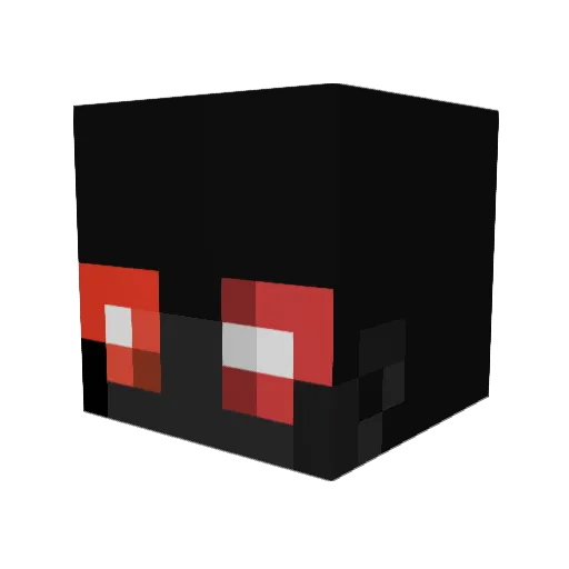 Emmyfia Minecraft avatar head, 3D render